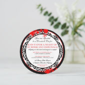 Halloween Mystery Party Einladung (Stehend Vorderseite)