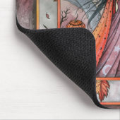 Halloween Mystic Hexe von Molly Harrison Mousepad (Ecke)