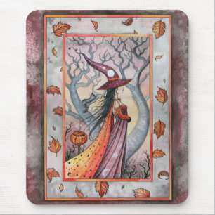 Halloween Mystic Witch von Molly Harrison Mousepad