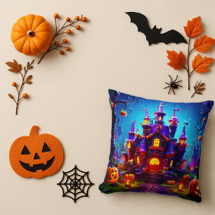 Halloween Mystical CastleThrow Kissen