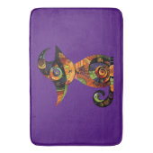 Halloween/mystisch/Katze/Fall Badematte (Vorderseite Vertikal)