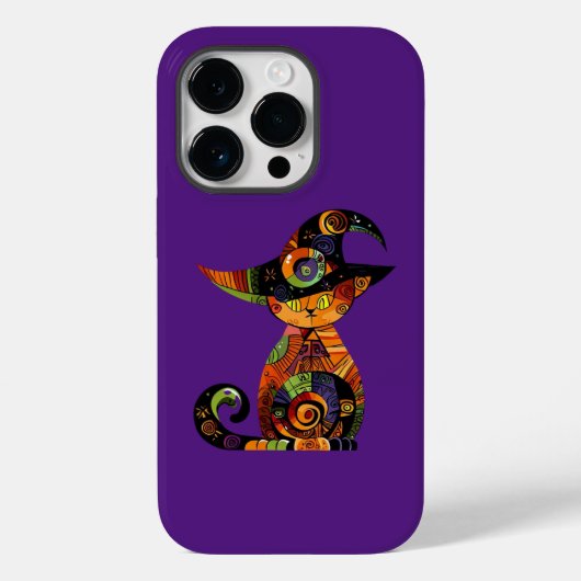 Halloween/mystisch/Katze/Fall Case-Mate iPhone Hülle (Rückseite)