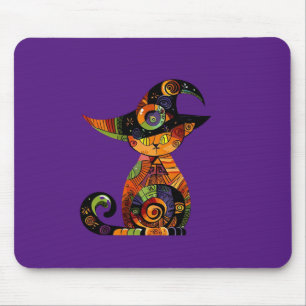 Halloween/mystisch/Katze/Fall Mousepad