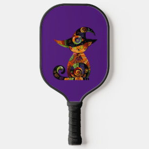Halloween/mystisch/Katze/Fall Pickleball Schläger