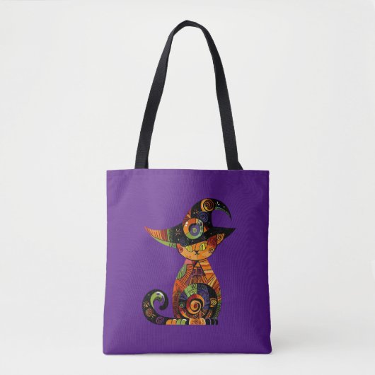 Halloween/mystisch/Katze/Fall Tasche (Vorderseite)