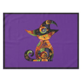 Halloween/mystisch/Katze/Fall Tischdecke (Vorderseite (Horizontal))
