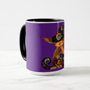 Halloween/mystisch/Katze/Herbst Tasse