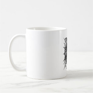 Halloween-Nacht-Fledermaus-Spinnennetz-Vintage-Shi Kaffeetasse