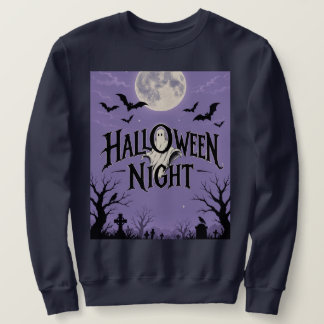 Halloween-Nacht-Geister-Mond-Friedhof Sweatshirt
