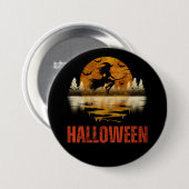 HALLOWEEN NACHT HEXE BUTTON (Vorne & Hinten)