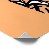 HALLOWEEN NACHT IM FRIEDHOF-Poster Poster (Ecke)