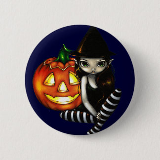 "Halloween-Nacht" Knopf Button