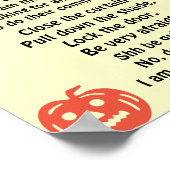 HALLOWEEN NACHT POSTER (Ecke)