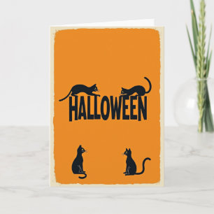 Halloween Nacht Streuner Karte