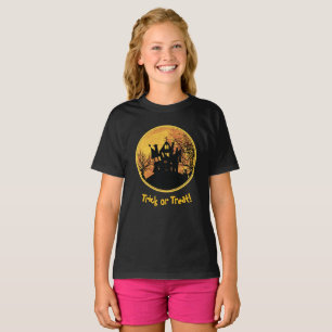 Halloween-Nacht-Süßigkeiten oder Saures Vollmond-H T-Shirt