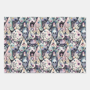 Halloween-Nacht verzaubert Geschenkpapier Set