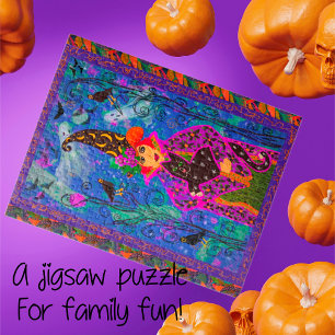 Halloween-Nacht zaubern Puzzle