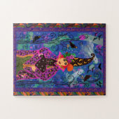 Halloween-Nacht zaubern Puzzle (Horizontal)