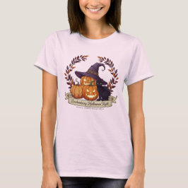 Halloween-Nächte verzaubern Hexenkürbis-T - Shirt