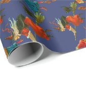 Halloween-Nachtflüge Geschenkpapier (Rolleneckpunkt)