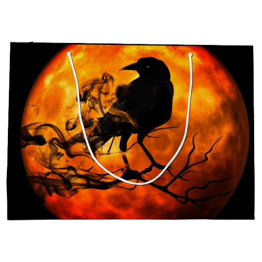 Halloween-Nachtraf Große Geschenktüte (Rückseite)