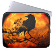 Halloween-Nachtraf Laptopschutzhülle (Vorderseite)