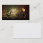 Halloween-NachtVisitenkarte Visitenkarte (Vorne/Hinten)