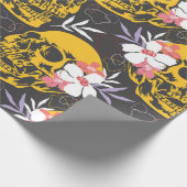 Halloween nahtloses Muster mit farbenfrohen und be Geschenkpapier (Ecke)