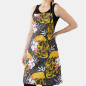 Halloween nahtloses Muster mit farbenfrohen und be Schürze (InSitu)