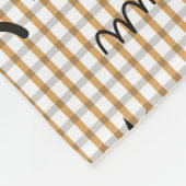 Halloween nahtloses Muster mit schwarzer Katze und Fleecedecke (Ecke)