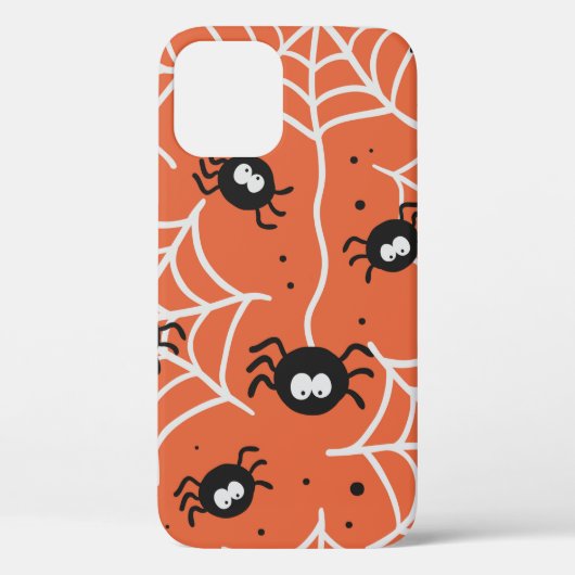 Halloween nahtloses Muster mit Spinnen und Web. Case-Mate iPhone Hülle (Rückseite)