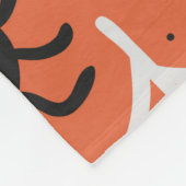 Halloween nahtloses Muster mit Spinnen und Web. Fleecedecke (Ecke)