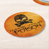 Halloween Name Dein Giftpapier Untersetzer (Angewinkelt)