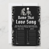 Halloween Name Diese Liebe Tune Brautparty Game Einladung (Vorderseite)