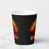 Halloween Name Jahr 20xx Glow Pumpkin Cat Web Pappbecher (Links)