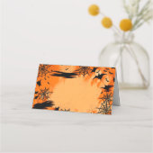 Halloween Name Platzkarte (Vorderseite)