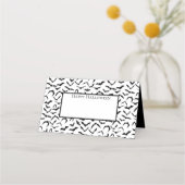 Halloween Name Platzkarten (Vorderseite)