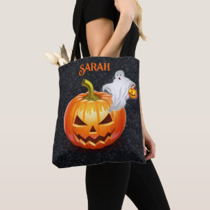 Halloween Name Trick oder Treat Beängstigend Pumpk Tasche