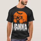 Halloween Nanna Beängstigend 31. Oktober Geschenk T-Shirt (Vorderseite)
