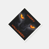 Halloween Napkin/Schwarze Katze Serviette (Ecke)
