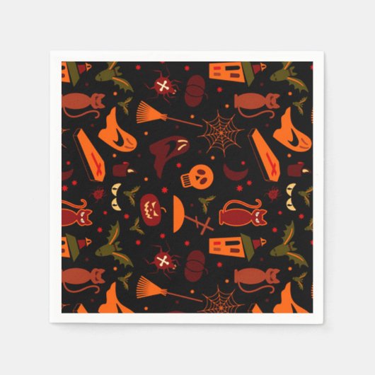 Halloween Napkin Serviette (Vorderseite)