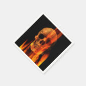 Halloween Napkin/Skulls am Feuer Serviette (Ecke)