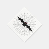 Halloween Napkin/Spider Web und Bat Serviette (Ecke)