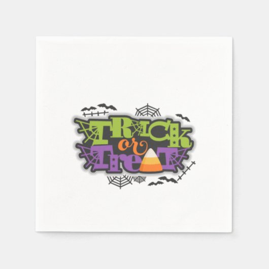 Halloween Napkin/Trick oder Treat Serviette (Vorderseite)