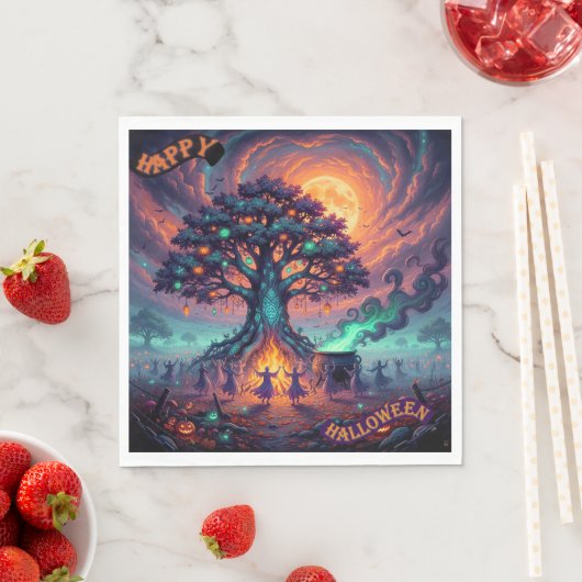 Halloween Napkins Serviette (Beispiel)