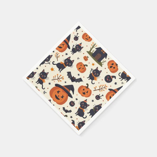 Halloween Napkins Serviette (Ecke)