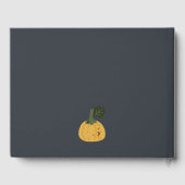 Halloween Navy Ghost Little Boo Jedes Alter Geburt Gästebuch (Rückseite)