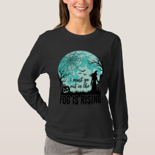 Halloween-Nebel steigt auf Hexen-Kürbis Vintage-Sh T-Shirt