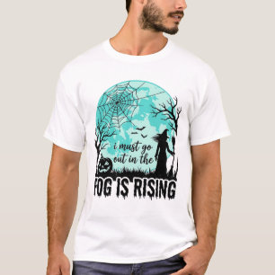 Halloween-Nebel steigt auf Hexen-Kürbis Vintage-Sh T-Shirt