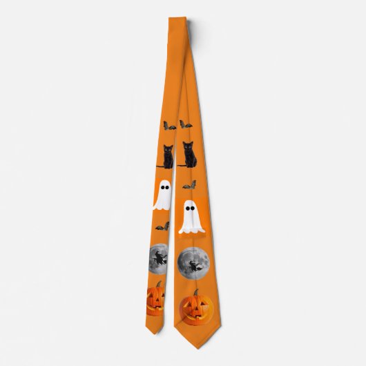 Halloween Neck Tie Krawatte (Rückseite)